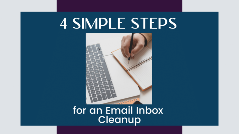 4 Simple Steps to an Email Inbox Cleanup